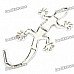 Gecko Style Metal Sticker - Silver Gecko Style Metal Sticker - Silver