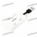 USB 2.0 SD/Micro SD/MS/M2 Card Reader - White