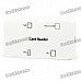 USB 2.0 SD/Micro SD/MS/M2 Card Reader - White