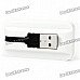 USB 2.0 SD/Micro SD/MS/M2 Card Reader - White