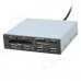 3.5" Internal 4-Port USB 2.0 Hub + MS/M2/XD/TF/CF/SD Card Reader - Black 3.5" Internal 4-Port USB 2.0 Hub + MS/M2/XD/TF/CF/SD Card Reader - Black