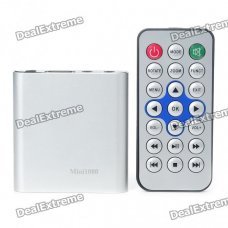 Mini 1080P Full HD Media Player with YPbPr/AV/Optical/HDMI/USB HOST/SD - Silver Mini 1080P Full HD Media Player with YPbPr/AV/Optical/HDMI/USB HOST/SD - Silver