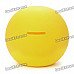 Smile Face Style Coin Bank - Yellow