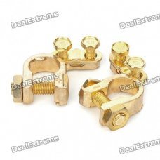 Copper Alloy Battery Terminal for Car (Pair) Copper Alloy Battery Terminal for Car (Pair)