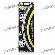 Car Wheel Decorative Color Rim Tape - Silver (28-Piece Set)