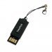 Smallest Slide-out TransFlash MSD USB 2.0 Card Reader Keychain