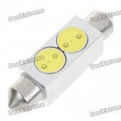 41mm 2W 6500K 35-Lumen LED White Light Bulb for Car (DC 12V)