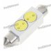 41mm 2W 6500K 35-Lumen LED White Light Bulb for Car (DC 12V)