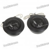 120W Dome Tweeter Component Speakers for Car Stereo Audio System (Pair)