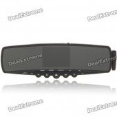 Bluetooth Handsfree Rearview Mirror + Rearview Camera + Parking Sensor/Radar Kit (DC 12~24V)
