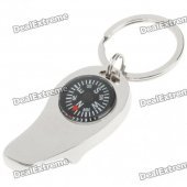 Compact 3-in-1 Alloy Compass + Opener + Keychain Kit Tool