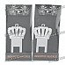 Stylish Crown Universal Stainless Steel Safety Seat Belt Buckles (Pair)