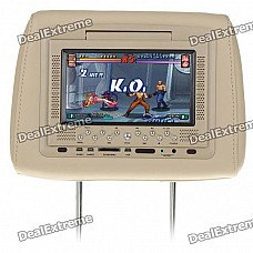 Car Headrest 7" LCD DVD Media Player with FM/TV/IR/SD/USB Car Headrest 7" LCD DVD Media Player with FM/TV/IR/SD/USB