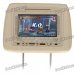 Car Headrest 7" LCD DVD Media Player with FM/TV/IR/SD/USB Car Headrest 7" LCD DVD Media Player with FM/TV/IR/SD/USB