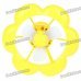 Flower Style USB/3xAAA Power Supply Cooling Fan + White 8-LED Light Lamp Flower Style USB/3xAAA Power Supply Cooling Fan + White 8-LED Light Lamp
