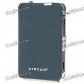 Automatic Ejection Metal Frosted Cigarette Case with Windproof Butane Jet Torch Lighter (Holds 10)