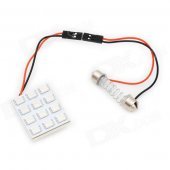 2.5W 12-SMD 5050 LED 120-150LM Blue Light for Car