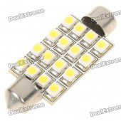 1.5W 41MM 16-SMD 3528 LED 65LM White Light for Car