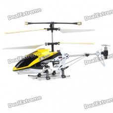 Rechargeable 3-CH R/C Helicopter w/ Gyroscope - Yellow + Black (IR Remote/6 x AA) Rechargeable 3-CH R/C Helicopter w/ Gyroscope - Yellow + Black (IR Remote/6 x AA)