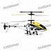 Rechargeable 3-CH R/C Helicopter w/ Gyroscope - Yellow + Black (IR Remote/6 x AA) Rechargeable 3-CH R/C Helicopter w/ Gyroscope - Yellow + Black (IR Remote/6 x AA)