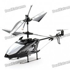 Iphone/Ipod Touch/Ipad Controlled Rechargeable 3-CH R/C I-Helicopter w/ Gyroscope - Black + Silver Iphone/Ipod Touch/Ipad Controlled Rechargeable 3-CH R/C I-Helicopter w/ Gyroscope - Black + Silver