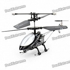 Iphone/Ipod Touch/Ipad Controlled Rechargeable 3-CH R/C I-Helicopter w/ Gyroscope - Black + Silver