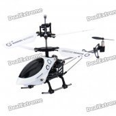Iphone/Ipod Touch/Ipad Controlled Rechargeable 3-CH R/C I-Helicopter w/ Gyroscope - White + Black