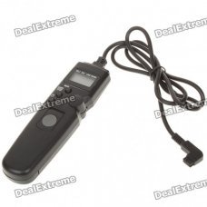 1" LCD Wired Timer Remote Switch Shutter Release for Sony A100/A200 + More (1 x CR2032) 1" LCD Wired Timer Remote Switch Shutter Release for Sony A100/A200 + More (1 x CR2032)