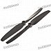 Nylon 8 x 4E Propellers for Quadkopter - Black (5-Piece)