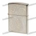 Genuine Zippo Flowers Pattern Fuel Copper Fluid Lighter - Silver Genuine Zippo Flowers Pattern Fuel Copper Fluid Lighter - Silver