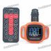 1.5" LCD Car MP3 Music Speaker FM Transmitter with USB/SD/TF Slot/Remote Controller - Orange 1.5" LCD Car MP3 Music Speaker FM Transmitter with USB/SD/TF Slot/Remote Controller - Orange