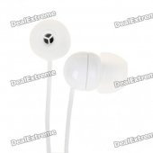 Stylish In-Ear Earphone for MP3/MP4/Cell Phone - White (3.5MM Jack)