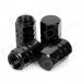 M12(12mm) Universal Fashion Car Tire Valve Caps - Black (4-Piece Pack) M12(12mm) Universal Fashion Car Tire Valve Caps - Black (4-Piece Pack)