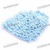 Chenille Fiber Car Washing Gloves - Light Blue