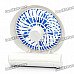 2xLR20/USB Powered Portable Cooling Fan - Blue