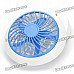 2xLR20/USB Powered Portable Cooling Fan - Blue
