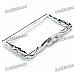 Fashion License Plate Frame - Silver
