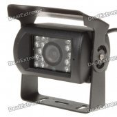 1/3" CMOS Water Resistant Surveillance Security Camera w/ 18-LED IR Night Vision (NTSC/DC 24V)