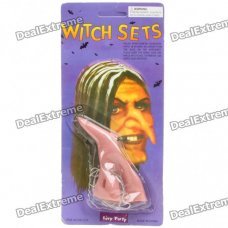 Plastic Witch Nose for Halloween Costume/Cosplay