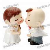Romantic Resin Kissing Couples Toy Desktop Dolls