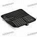 Double-Deck Auto Car Sunshade Board with CD Storage Slots/Tissue Bag - Black + White (Holds-12CD)