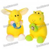 Cute Animals with Hearts Soft Foam Bead Dolls Set (Style Assorted)