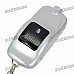 Mini Car Shaped 0.6" LCD Digital Tire Pressure Gauge Keychain - Silver (1*CR2032) Mini Car Shaped 0.6" LCD Digital Tire Pressure Gauge Keychain - Silver (1*CR2032)