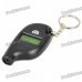 Compact 0.6" LCD Digital Tire Pressure Gauge Keychain - Black (1*CR2032) Compact 0.6" LCD Digital Tire Pressure Gauge Keychain - Black (1*CR2032)
