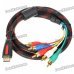 HDMI Male to 5 RCA RGB Audio Video AV Component Cable (1.5M-Length) HDMI Male to 5 RCA RGB Audio Video AV Component Cable (1.5M-Length)