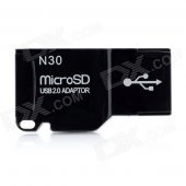 Ultra-slim Micro SD TransFlash USB Card Reader (Color Assorted)