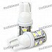 T10 0.8W 55LM 10x3020 SMD LED Car White Light Bulbs (Pair)