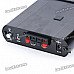 50W Audio Digital Power Amplifier MP3 Player with USB Host/AUX - Black 50W Audio Digital Power Amplifier MP3 Player with USB Host/AUX - Black