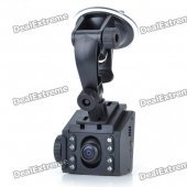 3.0MP 720P Wide Angle Car DVR Camcorder w/ 8-LED IR Night Vision/SD/HDMI/Mini USB (2.5" LCD)