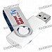 Compact USB Worldwide Internet TV/Radio/Games/MTV/Movie Player Dongle - White Compact USB Worldwide Internet TV/Radio/Games/MTV/Movie Player Dongle - White